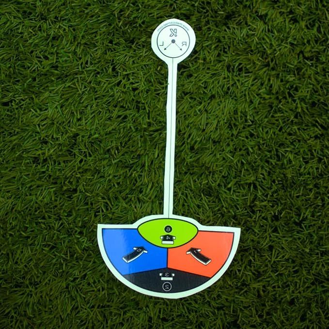 KickMap Trainer removable visual strike guide decal